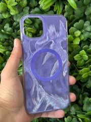 iPhone 14 Plus/ 15 Plus Uyumlu  Palet Boya Desenli Zore Kılıf