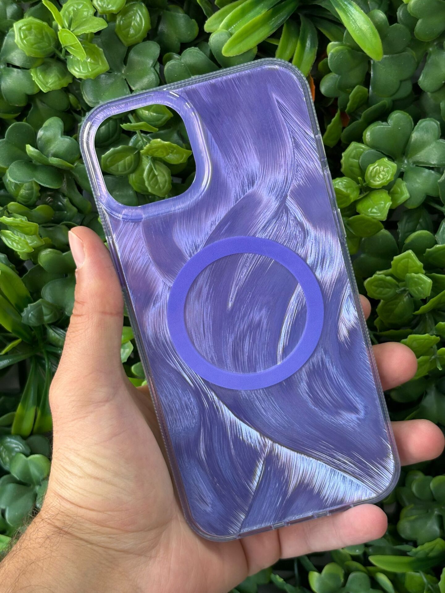 iPhone 14 Plus/ 15 Plus Uyumlu  Palet Boya Desenli Zore Kılıf