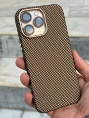 iPhone 16 Pro Max Karbon Desenli Kılıf – Çöl Rengine Uyumlu, Ultra Koruma Magsafe