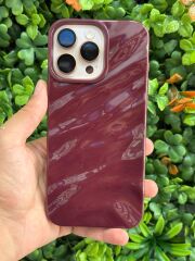 iPhone 16 Pro Max Silikon Kılıf – Trend Vişne Rengi