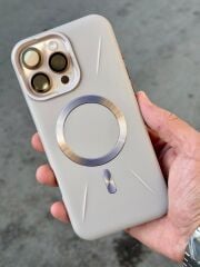 iPhone 16 Pro Max Magsafe Mika Kılıf – Çöl Titanyum Rengine Uyumlu, Şık ve Koruyucu