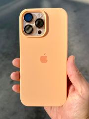 iPhone 16 Pro Max Logolu Magsafe Kılıf – Çöl Titanyum Rengine Uyumlu, Şık ve Koruyucu