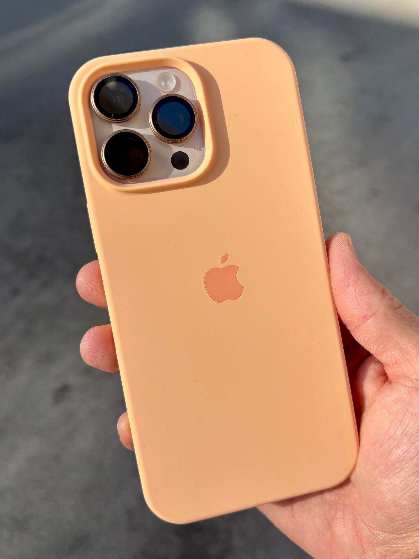 iPhone 16 Pro Max Logolu Magsafe Kılıf – Çöl Titanyum Rengine Uyumlu, Şık ve Koruyucu