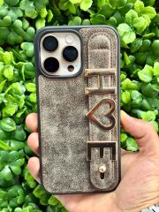 Harfli TutamaçlıE ENA Kılıf – Kişiye Özel Şık Koruma - iPhone 16 Pro Max Uyumlu