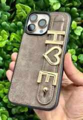 Harfli TutamaçlıE ENA Kılıf – Kişiye Özel Şık Koruma - iPhone 16 Pro Max Uyumlu