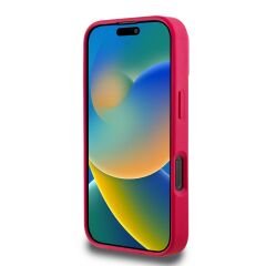 Guess Orjinal Lisanslı iPhone 16 Pro Max Kılıf – Magsafe Destekli Çiçek Desenli Metal Logolu Kapak