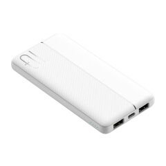 Wiwu Wi-P032 Powerbank 10000mAh – Dual USB-A & Type-C, PD Hızlı Şarj, LED Işıklı Taşınabilir Şarj Cihazı