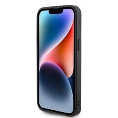 Apple iPhone 15 Pro Max Kılıf Guess Orjinal Lisanslı Taşlı Metal Yazı Logolu Kapak