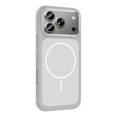 iPhone 17 Pro Max REMMO Slikon MagSafe Uyumlu Kılıf (GÜMÜŞ) | Kılıfcım.com