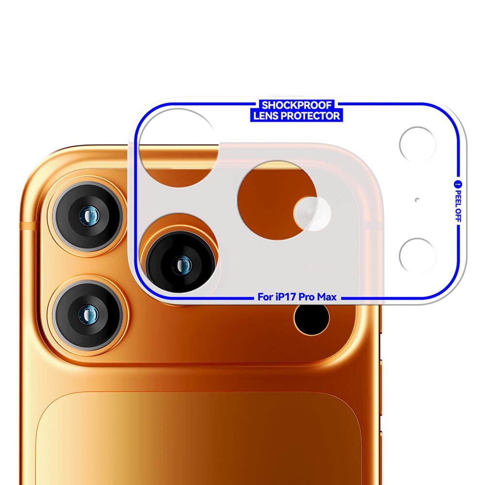 Apple iPhone 17 Pro Mohseven Pet Film Kamera Çerçeve Koruyucu