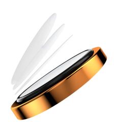 iPhone 17 Pro için Zore CL-12 Kamera Lens Koruyucu (TURUNCU) Safir Cam Parmak İzi Bırakmayan Lens Koruma | Kılıfcım.com CL-12