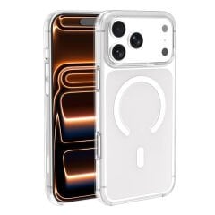 iPhone 17 Pro Max Sararmayan MagSafe Uyumlu Şeffaf Kılıf | Kılıfcım.com