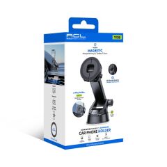 Vantuzlu MagSafe Uyumlu Ayarlanabilir Manyetik Araç Telefon Tutucu – Vantuzlu Konsol ve Cam Telefon Standı