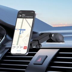 MagSafe Vantuzlu Konsol Telefon Standı Uyumlu Manyetik Araç Telefon Tutucu